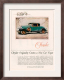 Chrysler  Magazine Advertisement  USA  1928
