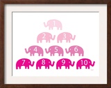 Pink Counting Elephants