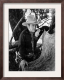 The Phantom Rider  Buck Jones  on Location  1936