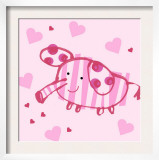 Pink Striped Elephant