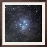 Pleiades Surrounded by Dust and Nebulosity