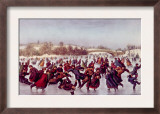 Central Park in Winter  'The Skating Carnival