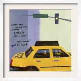 Taxi at Yellow Light