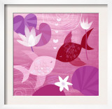 Fish Couple with Lily Pads