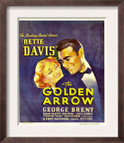 The Golden Arrow  Bette Davis  George Brent on Window Card  1936