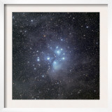 Pleiades Surrounded by Dust and Nebulosity
