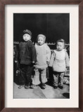 Chinese New Year  Three Children Posed  New Year's Day  Chinatown  New York City  1909