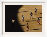 Bullfighters Make the Traditional Entrance into the Arena  before a Bullfight in Madrid