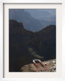 Skywalk Hangs over Grand Canyon on Hualapai Indian Reservation at Grand Canyon West  Arizona