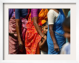 Standing in Queue to Receive Tsunami Relief Materials in Southern Indian State of Tamil Nadu