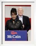 Sarah Palin Talks at a Campaign Rally for Senator John McCain at Pima County Fairgrounds in Tucson