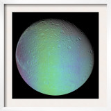 False Color View of Saturn's Moon Dione