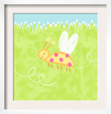 Ladybug over Grass