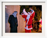 Member of Iraqi Volunteer Group as He Delivers Presents to an Iraqi Man on Christmas Eve