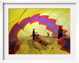 Preparing Hot Air Balloon for Flight During the First Indonesian Hot Air Balloon Adventure  Sentul