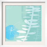 Abstract Flower and Fern
