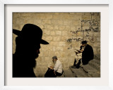 Ultra Orthodox Jewish Men Pray at Joseph's Tomb in the West Bank City of Nablus