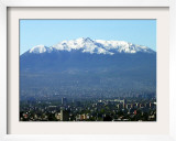 The Ajusco Mountain is Seen Behind Mexico City