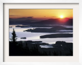 Sunrise over Moosehead Development  Greenville  Maine