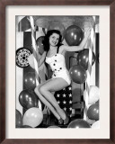 Debra Paget  Age 16  Strikes a Patriotic Pose  1949