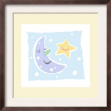 Cheerful Moon and Star