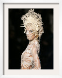 Model Wears a Creation by French Fashion Designer Jean-Paul Gaultier