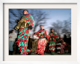 People Perform Their Ritual Dance During a Festival Called Masquerade Games