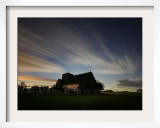 Rising Moon Illuminates Clouds in the Evening Sky over St Martin's in the Field