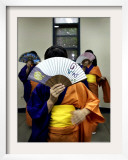 Paraguayan-Japanese Students Practice Traditional Dance in Asuncion  Paraguay  October 24  2006