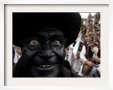 Dancer Performs the Ritual Dance During a Mask Festival 'Kukeri' in the Village of Kalipetrovo