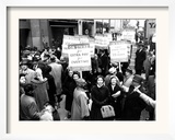 Striking Members of the International Lady Garment Workers Union (Ilgwu) Picket on 7th Ave