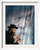 An Ultra-Orthodox Jewish Man Plays a Flute