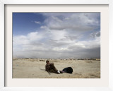 Man and His Wife  Lying on the Ground  Asks for Alms in Kabul  Afghanistan