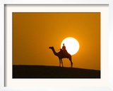 An Egyptian Policeman Looks at the Setting Sun