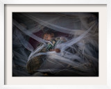 Displaced Boy Sleeps under a Mosquito Net at the Jalozai Refugee Camp Near Peshawar  Pakistan