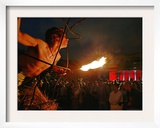 An Actor from Italian Troupe Studio Festi Performs in the Fallen Angels Play