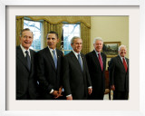 All Living Presidents and President-elect Barack Obama  January 7  2009