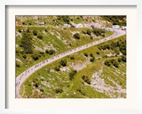 The Pack Rides Down the Glandon Pass During the 17th Stage of the Tour De France