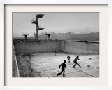 Afghan Boys Play Soccer