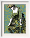 Woman with White Bird