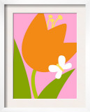 Bright Flower and Butterfly