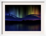 Abstract Illustration of the Northern Lights