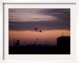 A Pair of UH-60 Black Hawk Helicopters Approach their Landing in Baghdad  Iraq