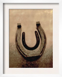 Lucky Horse Shoe on Dusty Rose Metallic II