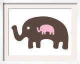 Pink Expecting Elephant