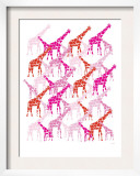 Pink Giraffe Pattern