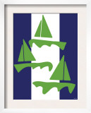 Green Sail Boats
