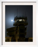 Cob Speicher Control Tower under a Full Moon