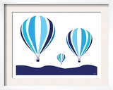 Blue Hot Air Balloon