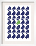Navy Green Regatta